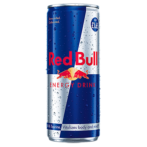 RED BULL ENERGY PMP £1.65 250ML