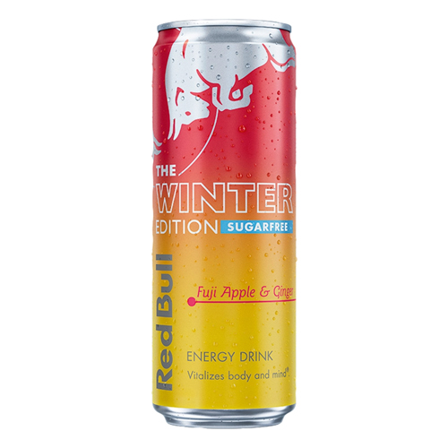 RED BULL ENERGY SUGAR FREE FUJI APPLE & GINGER 473ML