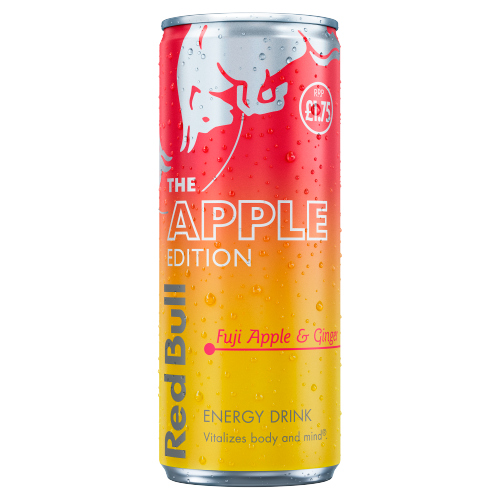 RED BULL ENERGY APPLE EDITION PMP £1.75 250ML