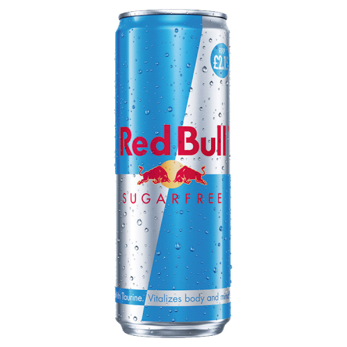 RED BULL ENERGY SUGARFREE CAN PMP £2.15 355ML