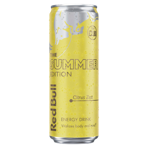 RED BULL ENERGY SUMMER EDITION PMP £2.80 473ML