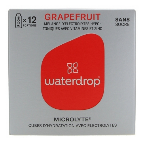 WATERDROP MICROLYTE GRAPEFRUIT EFFERVESCENT TABLETS 12S