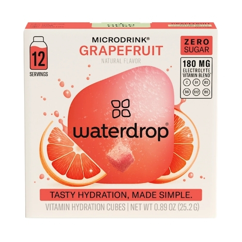 WATERDROP MICRODRINK GRAPEFRUIT 12S