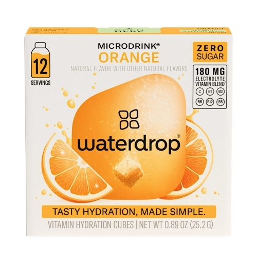 WATERDROP MICROLYTE ORANGE EFFERVESCENT TABLETS 12S