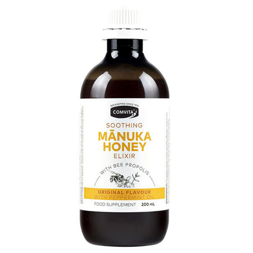 COMVITA SOOTHING MANUKA HONEY ELIXIR WITH BEE PROPOLIS 200ML