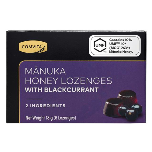 COMVITA MANUKA HONEY LOZENGES BLACKCURRANT UMF10+ 18G