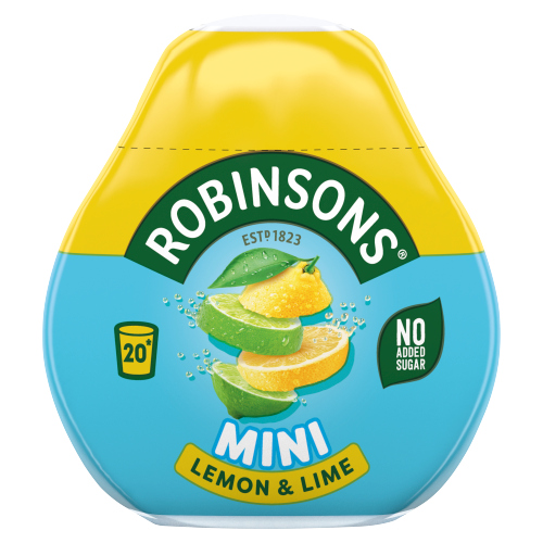 ROBINSONS MINI LEMON & LIME ON-THE-GO SQUASH 66ML