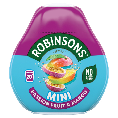 ROBINSONS MINI PASSION FRUIT & MANGO ON-THE-GO SQUASH 66ML