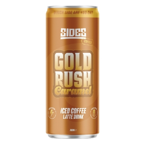 SIDES GOLD RUSH CARAMEL LATTE DRINK 330ML
